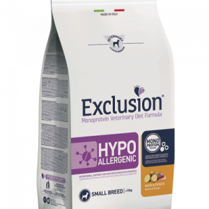 EXCLUSION DOG HYPO ANATRA E PATATE SMALL 2 KG