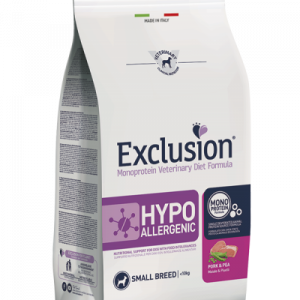EXCLUSION DOG HYPO MAIALE E PISELLI SMALL 7 KG