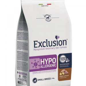 EXCLUSION DOG HYPO CONIGLIO E PATATE SMALL 2 KG