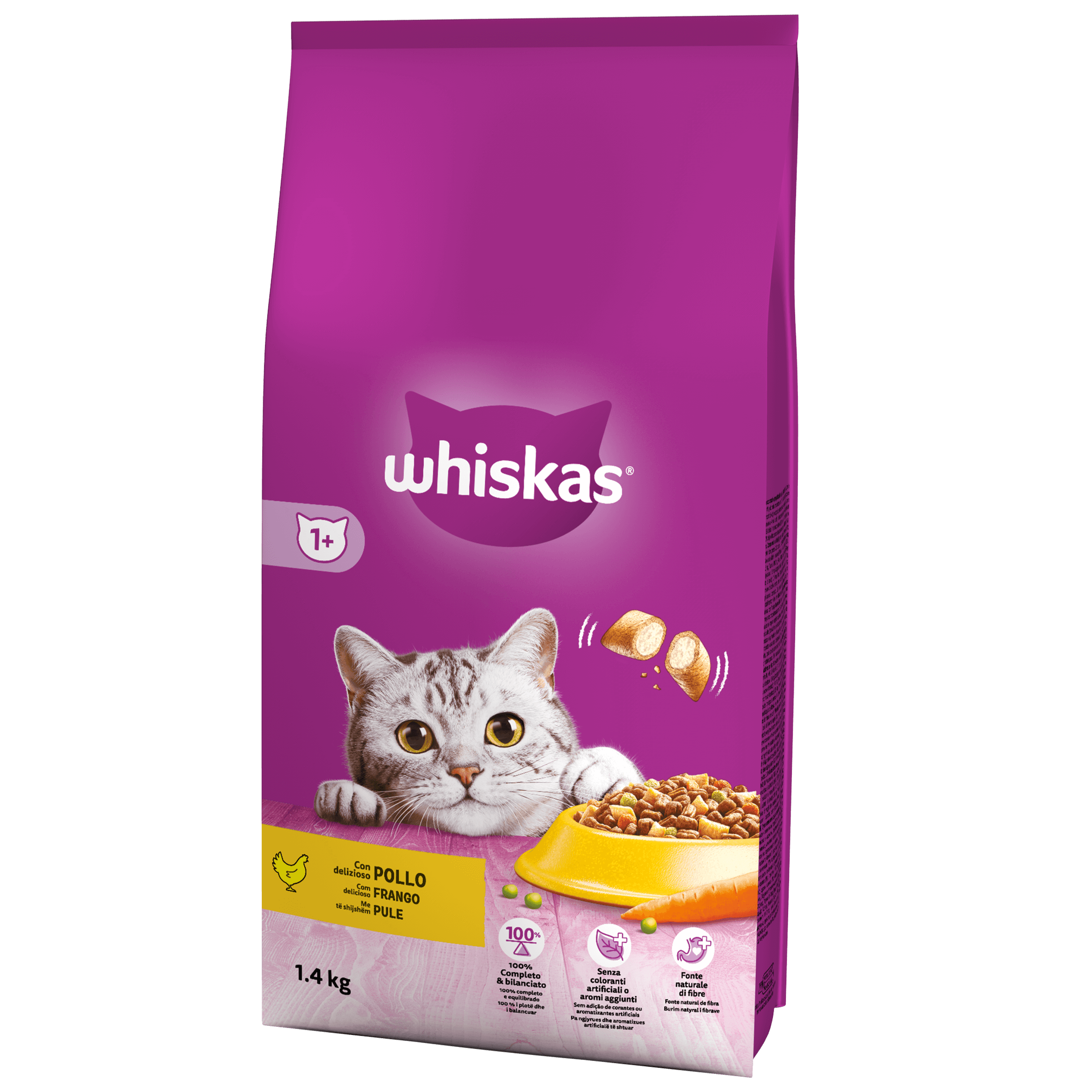 WHISKAS DRY ADULT POLLO 1,4 KG