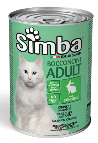 SIMBA GATTO LATTINA CONIGLIO 415 GR
