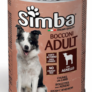 SIMBA CANE AGNELLO LATTINA 1230 GR