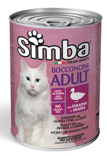 SIMBA GATTO FARAONA E ANATRA LATTINA 415 GR