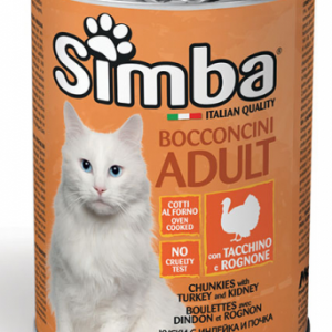 SIMBA GATTO TACCHINO E ROGNONE LATTINA 415 GR