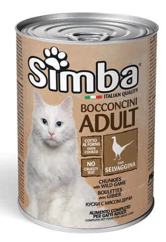 SIMBA GATTO SELVAGGINA LATTINA 415 GR