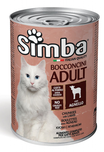 SIMBA GATTO AGNELLO LATTINA 415 GR