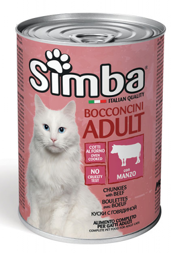 SIMBA GATTO MANZO LATTINA 415 GR