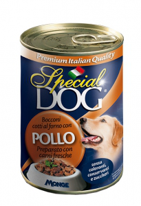 SPECIAL DOG BOCCONI CON POLLO LATTINA 720 GR