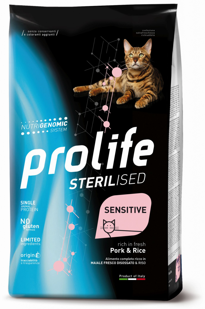 PROLIFE CAT STERILIZED MAIALE E RISO 1,5KG
