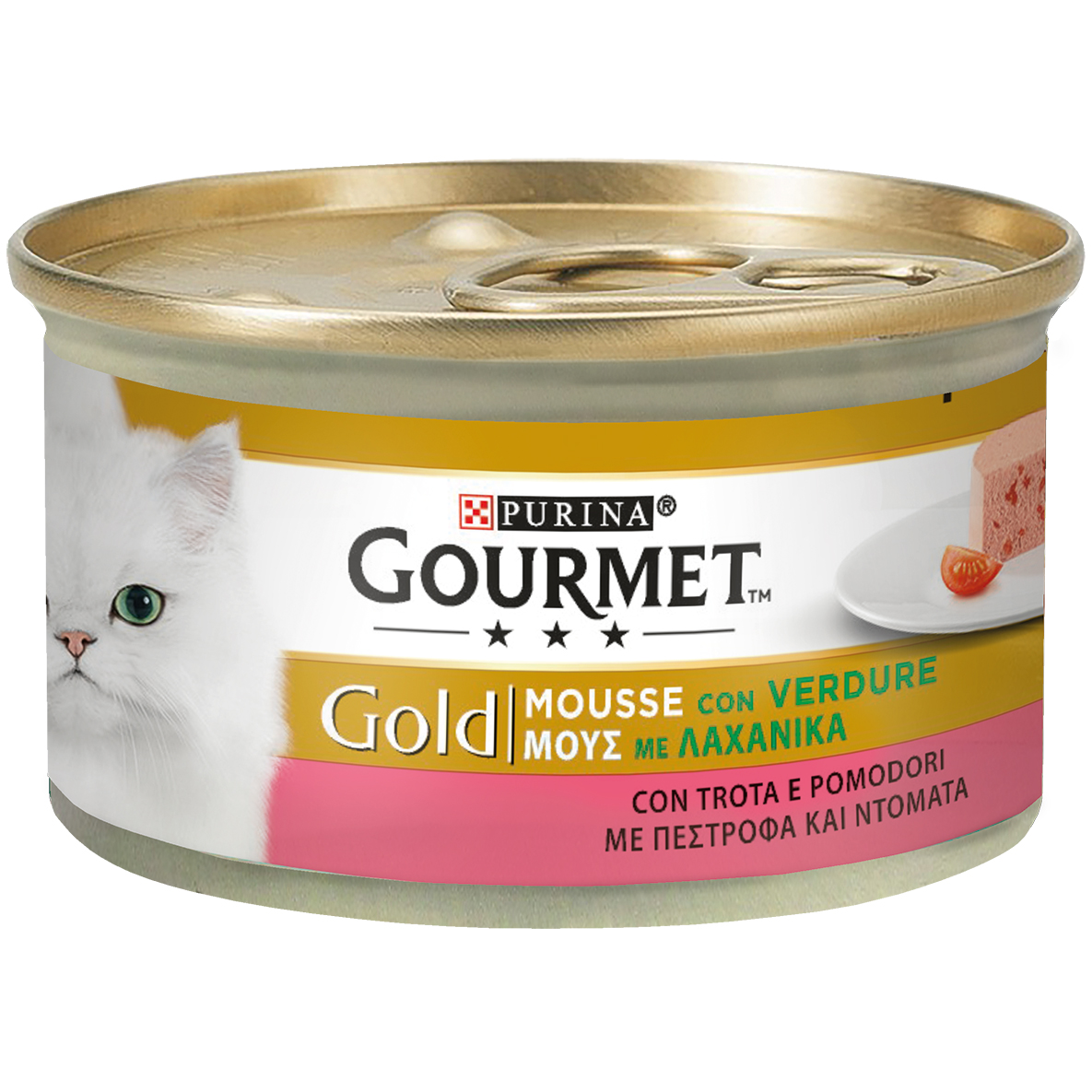 GOURMET GOLD MOUSSE TROTA E POMODORO 85 GR