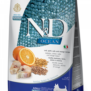 ND DOG OCEAN LOW MERLUZZO E ARANCIA ADULT MINI 7 KG