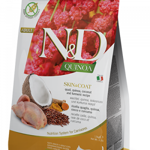 N&D Gatto Quinoa Skin&Coat Quaglia E Cocco 300 Gr