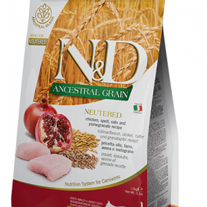 N&D Gatto Ancestral Pollo E Melograno Neutered 300 Gr