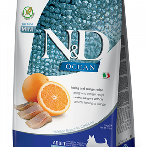 ND DOG OCEAN ARINGA E ARANCIA ADULT MINI 2,5 KG