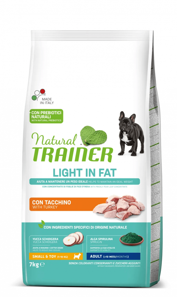 TRAINER NATURAL DOG LIGHT MINI TACCHINO 7 KG