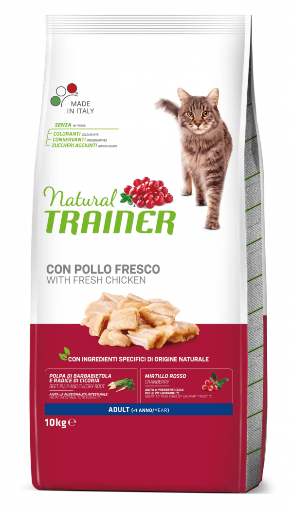 TRAINER NATURAL CAT ADULT POLLO 10 KG