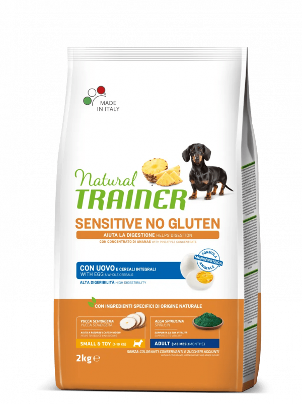 TRAINER NATURAL DOG SENSITIVE ADULT MINI UOVO E CEREALI 2 KG