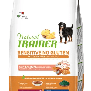 TRAINER NATURAL DOG SENSITIVE ADULT MEDIUM MAXI SALMONE 3 KG