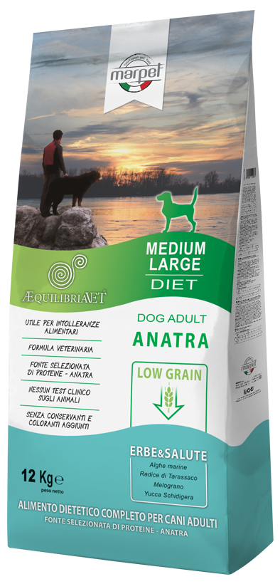 AEQUILIBRIA DOG ANATRA ADULT MEDIO 12 KG