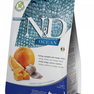 N&D Gatto Ocean Zucca Aringa E Arancia 300 Gr
