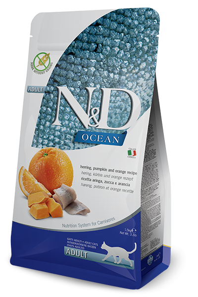ND CAT OCEAN ZUCCA ARINGA E ARANCIA 300 GR