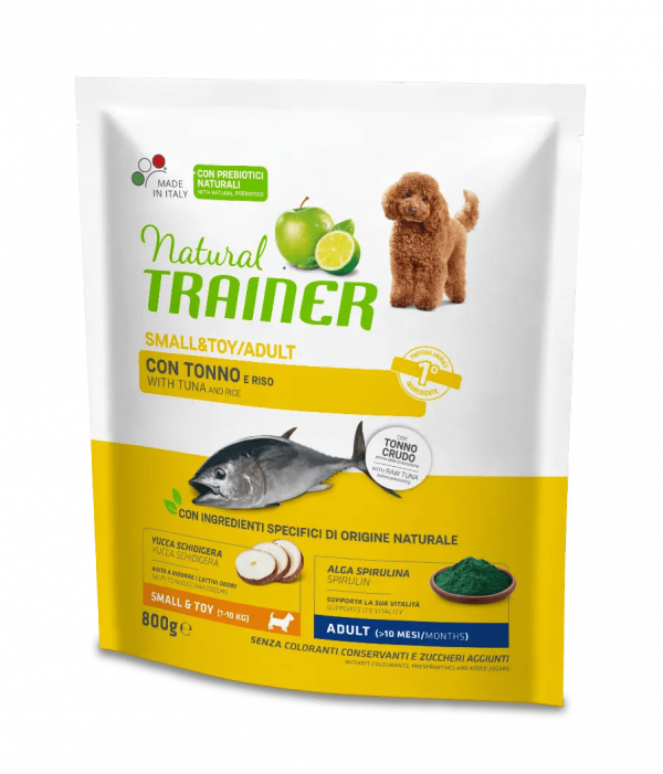 TRAINER NATURAL DOG ADULT MINI TONNO 800 GR