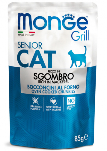 GRILL CAT SENIOR SGOMBRO BUSTINA 85 GR
