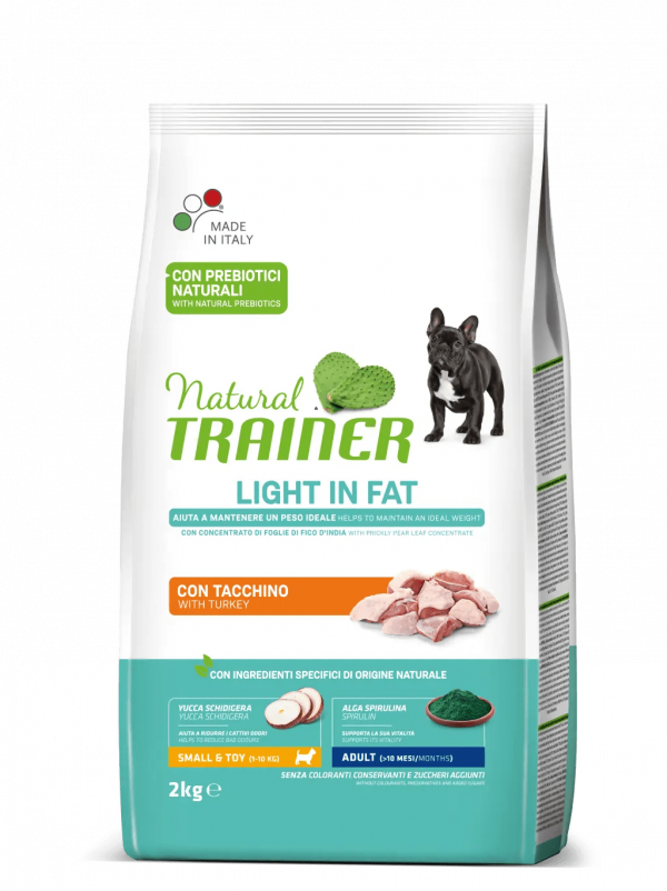 TRAINER NATURAL DOG LIGHT MINI TACCHINO 2 KG