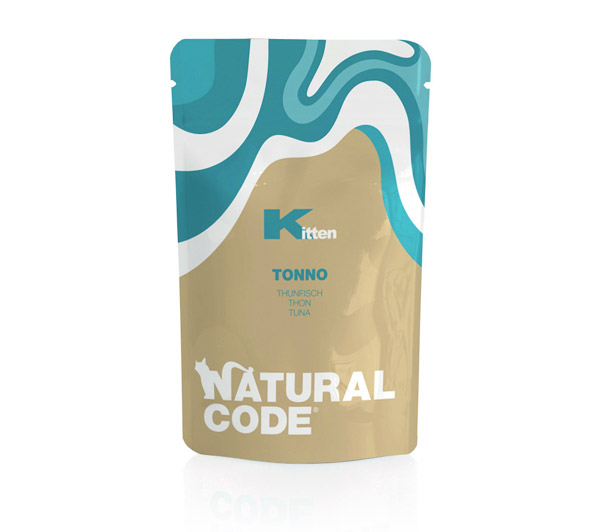NATURAL CODE GATTO KITTEN TONNO BUSTINA 70 GR