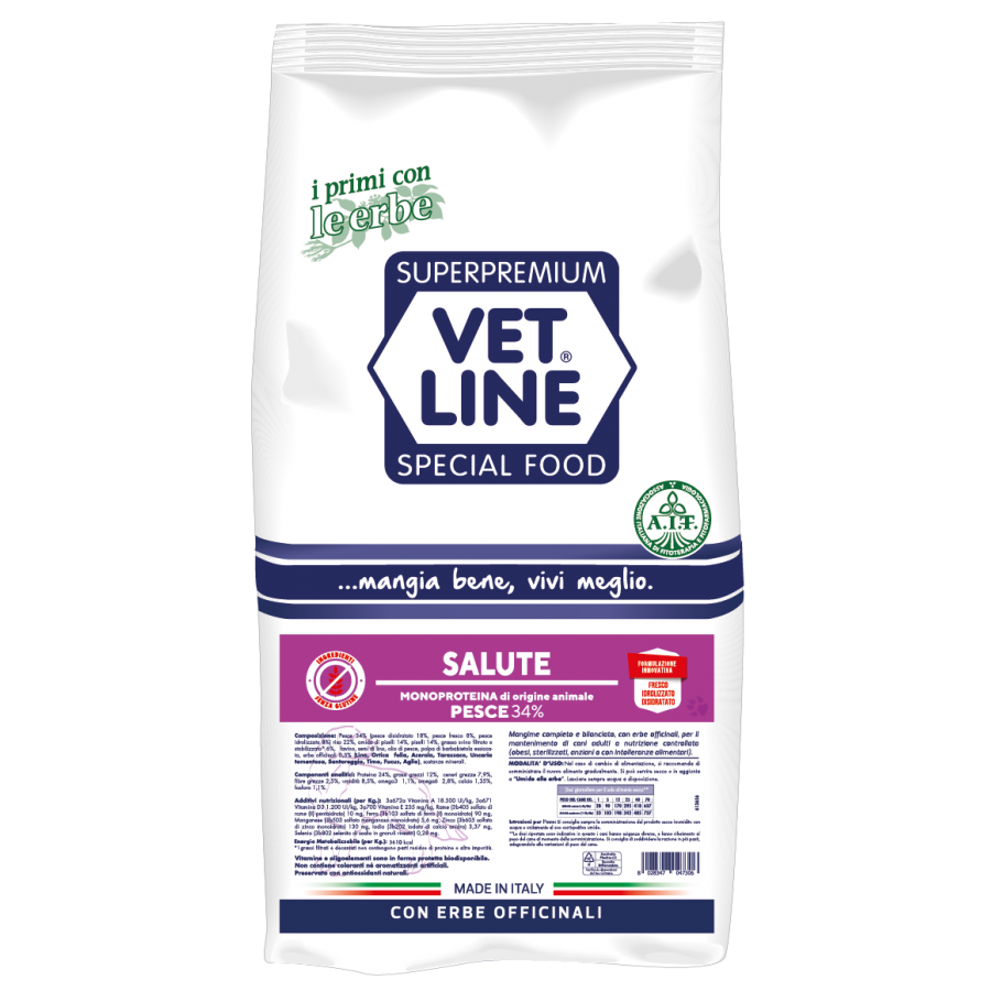 VET LINE SALUTE MEDIO MAXI PESCE 3 KG