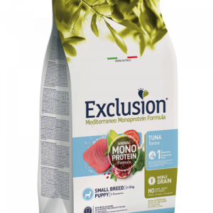 EXCLUSION DOG MEDITERRANEO PUPPY TONNO SMALL 2 KG