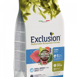 EXCLUSION DOG MEDITERRANEO ADULT TONNO SMALL 2 KG