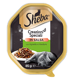 SHEBA CREAZIONI AGNELLO E VERDURE IN SALSA 85 GR