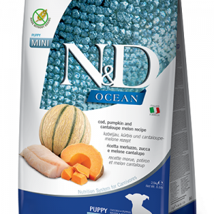 N&D Cane Ocean Zucca Merluzzo E Cantalupo Puppy Mini 7 Kg
