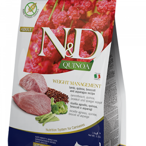 N&D Gatto Quinoa Weight Management Agnello E Broccoli 5 Kg