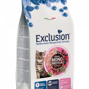 EXCLUSION CAT MEDITERRANEO KITTEN POLLO 300 GR