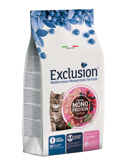 EXCLUSION CAT MEDITERRANEO KITTEN POLLO 300 GR