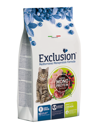 EXCLUSION CAT MEDITERRANEO ADULT POLLO 300 GR