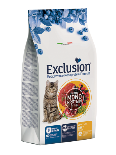 EXCLUSION CAT MEDITERRANEO ADULT MANZO 300 GR