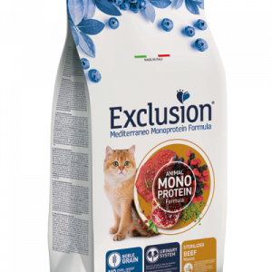 Exclusion Cat Mediterraneo Sterilized Manzo 300 Gr