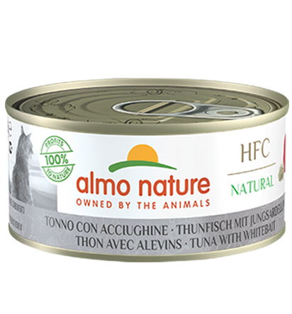 HFC CAT NATURAL TONNO E ACCIUGHE LATTINA 150 GR