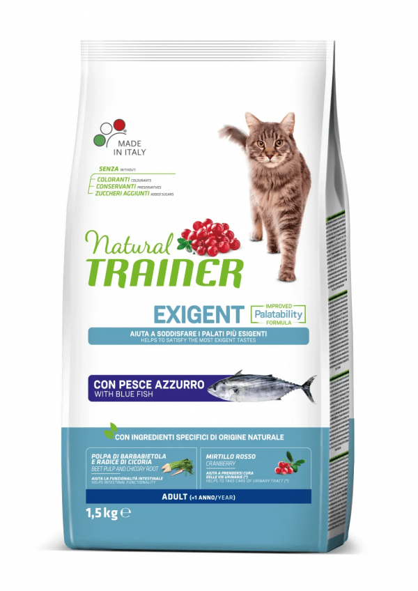 TRAINER NATURAL CAT EXIGENT PESCE 1,5 KG