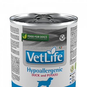 VET LIFE DOG HYPOALLERGENIC ANATRA E PATATE 300 GR