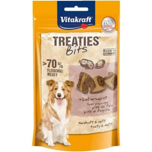 VK DOG TREATIES BITS PATE' FEGATO 120 GR