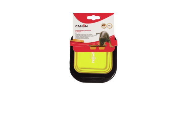 CIOTOLA DOPPIA IN SILICONE QUADRATA SMALL 350 ML