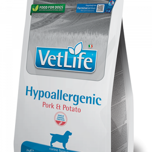 VET LIFE DOG HYPOALLERGENIC MAIALE E PATATE 12 KG