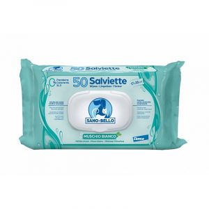 SALVIETTE ELANCO MUSCHIO BIANCO 50 PZ