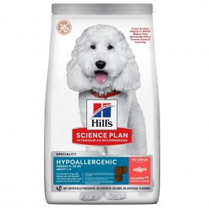 HILLS CANE HYPOALLERGENIC ADULT MEDIO SALMONE 2,5 KG