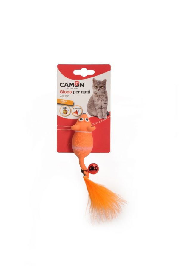 GIOCO GATTO TOPOLINO CON CAMPANELLINO 11 CM