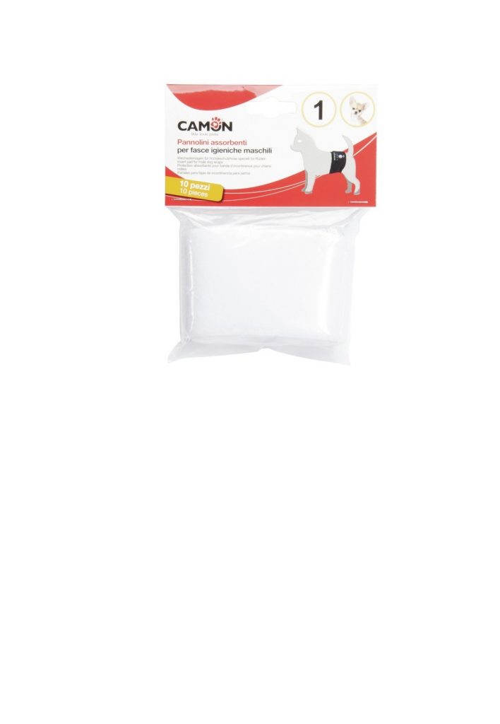 PANNOLINI PER FASCIA IGIENICA CANE MASCHIO TG 2 X 10 PZ